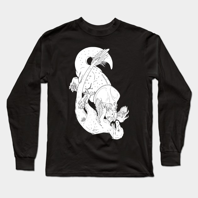 VELOCIRAPTOR VS PROTOCERATOPS Long Sleeve T-Shirt by JFells